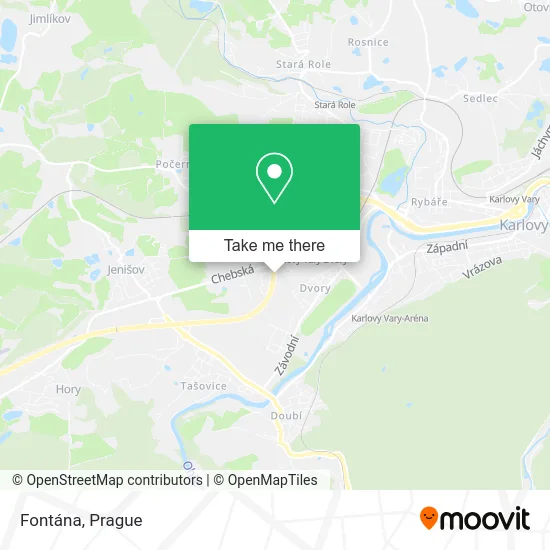 Карта Fontána