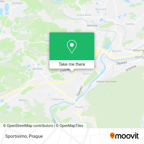 Карта Sportisimo