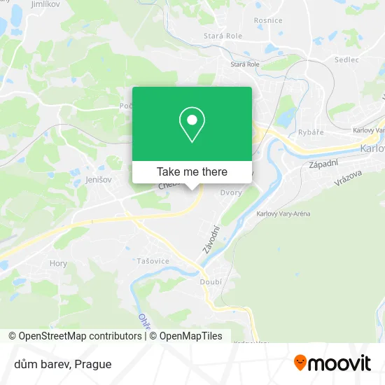 Карта dům barev