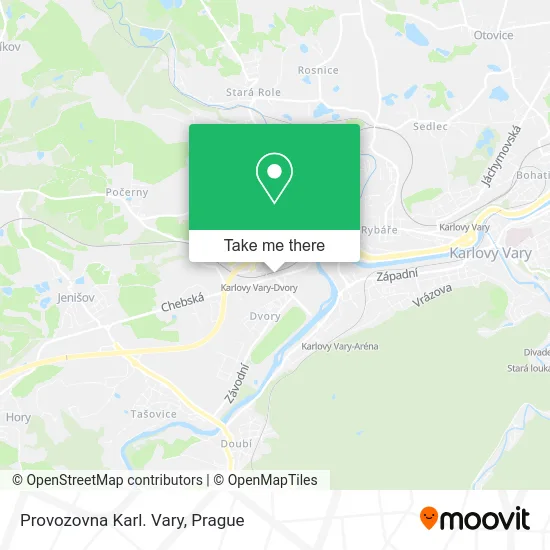 Карта Provozovna Karl. Vary