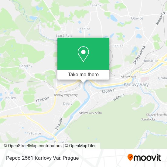 Карта Pepco 2561 Karlovy Var