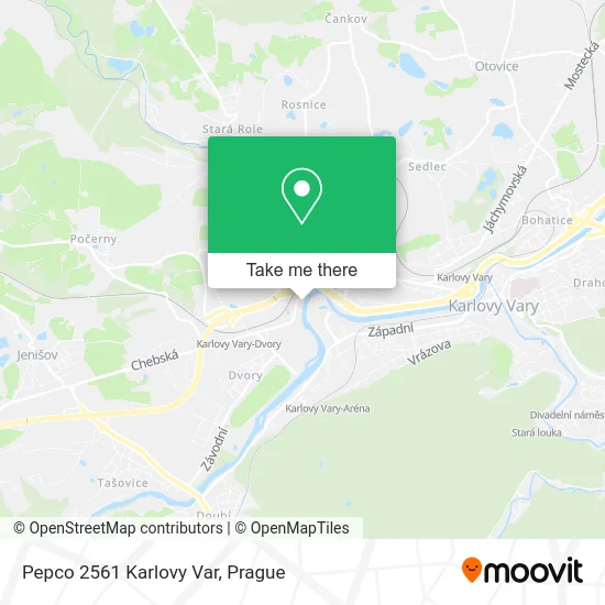 Карта Pepco 2561 Karlovy Var