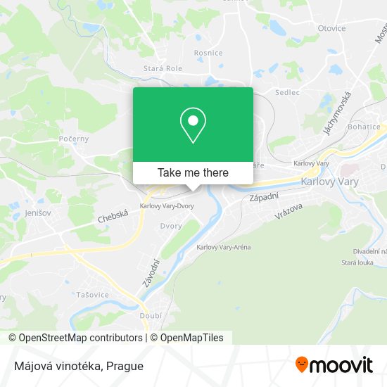 Карта Májová vinotéka