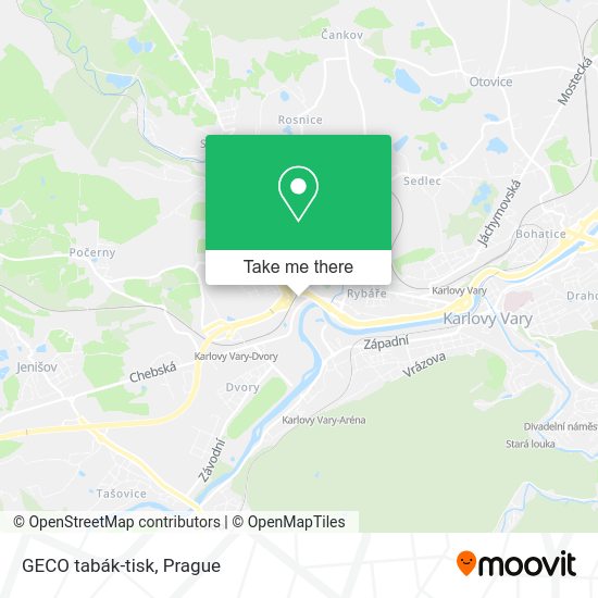 Карта GECO tabák-tisk