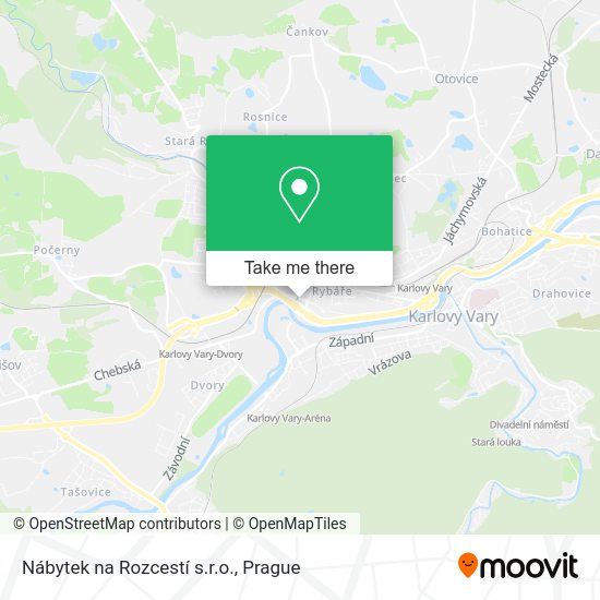 Карта Nábytek na Rozcestí s.r.o.