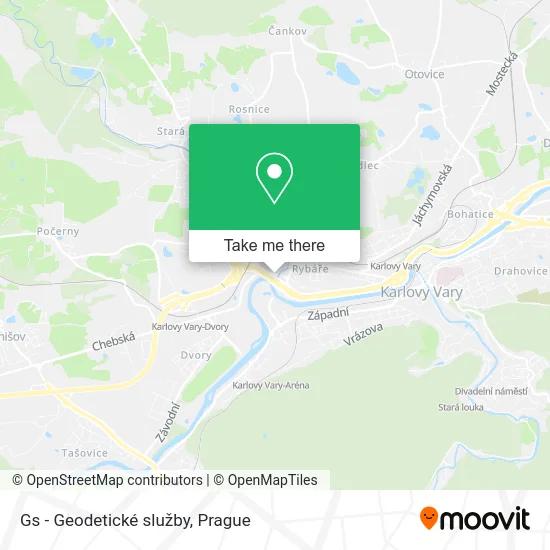 Карта Gs - Geodetické služby