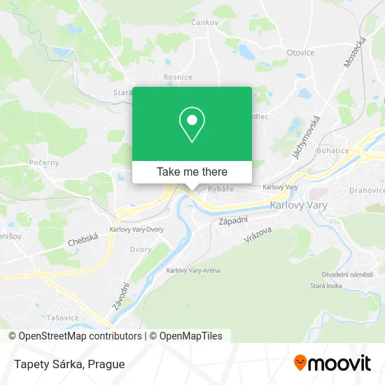 Карта Tapety Sárka