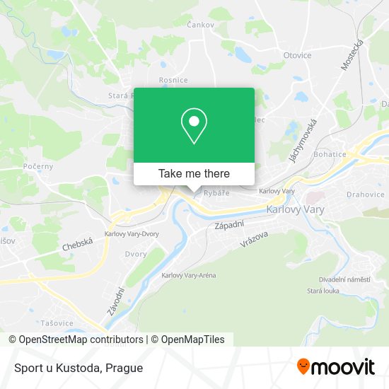 Карта Sport u Kustoda
