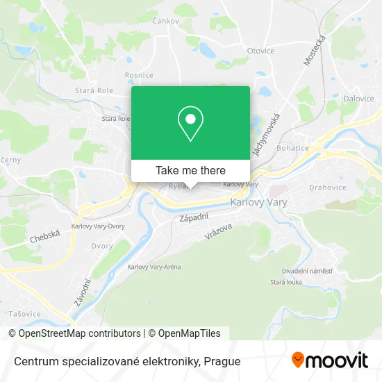 Карта Centrum specializované elektroniky