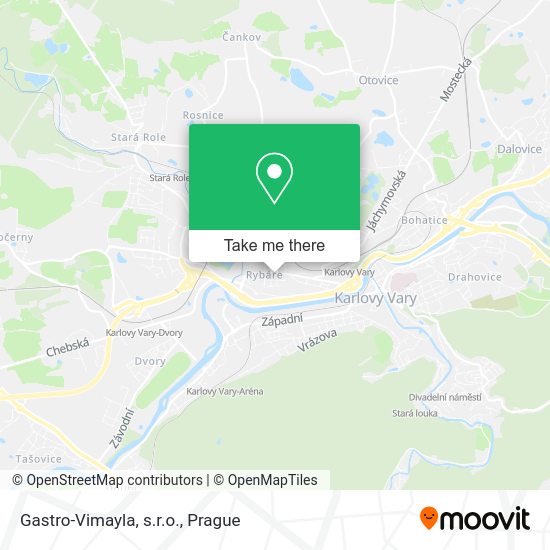 Карта Gastro-Vimayla, s.r.o.