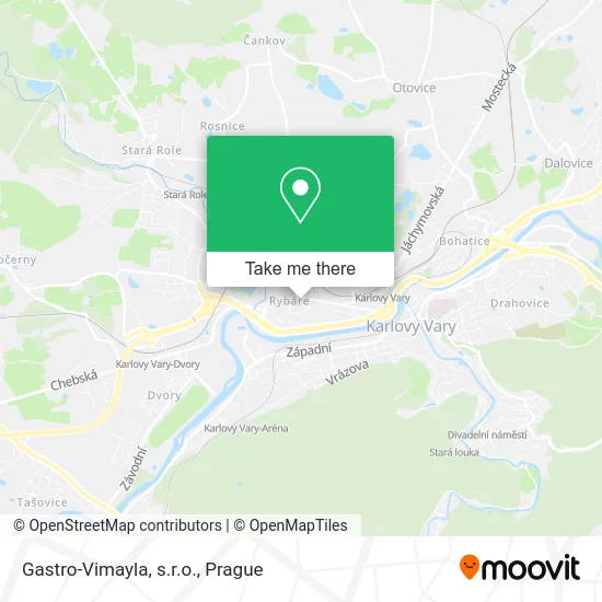 Карта Gastro-Vimayla, s.r.o.