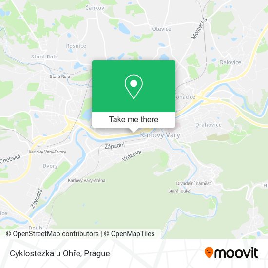 Карта Cyklostezka u Ohře