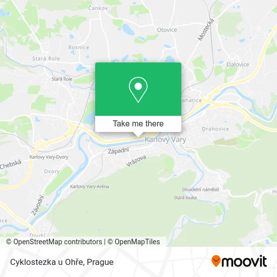 Карта Cyklostezka u Ohře