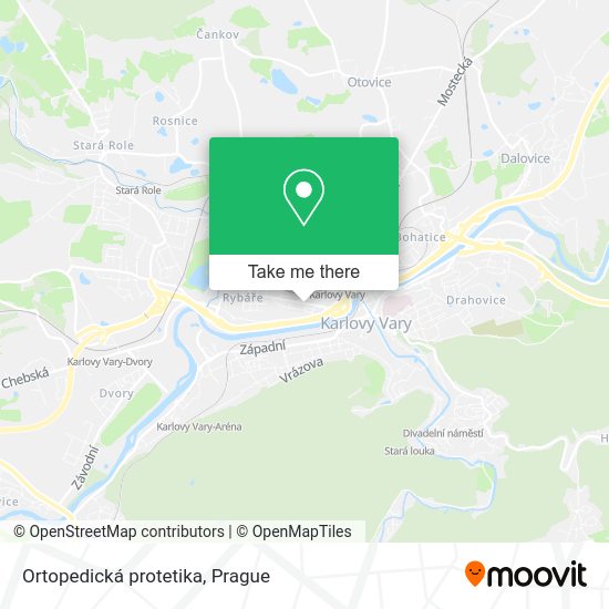 Карта Ortopedická protetika