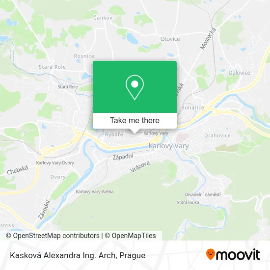 Карта Kasková Alexandra Ing. Arch