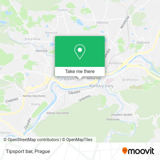 Карта Tipsport bar