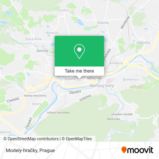 Карта Modely-hračky