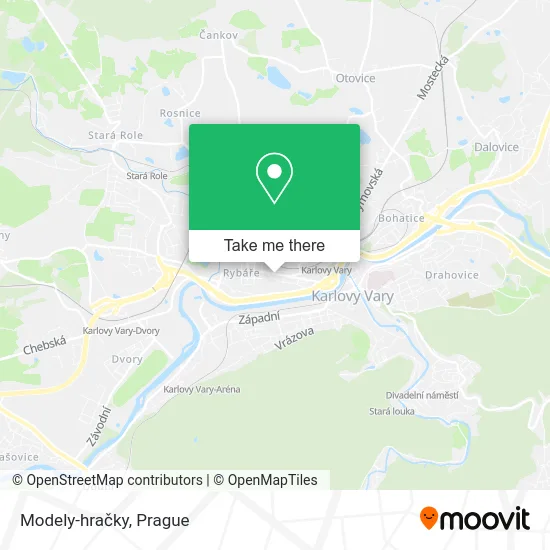 Карта Modely-hračky