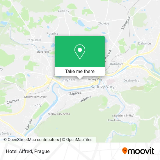 Hotel Alfred map