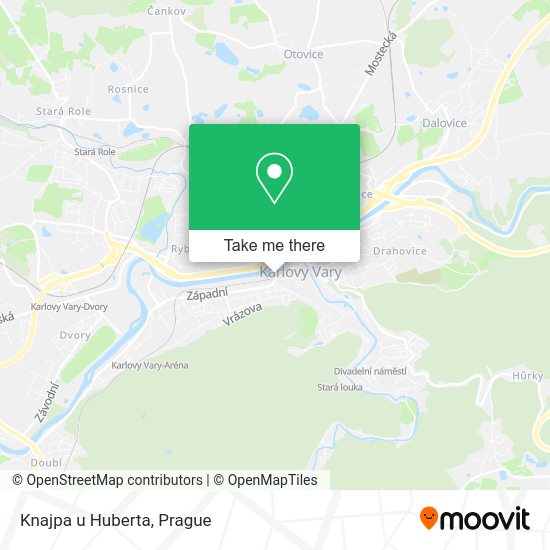 Knajpa u Huberta map