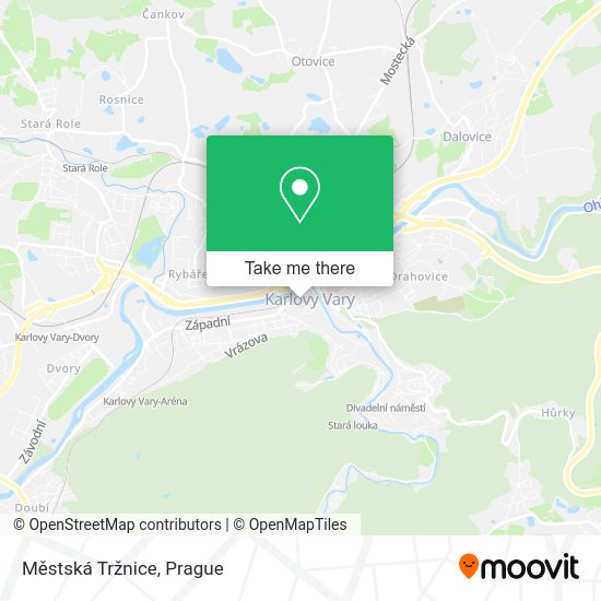 Карта Městská Tržnice