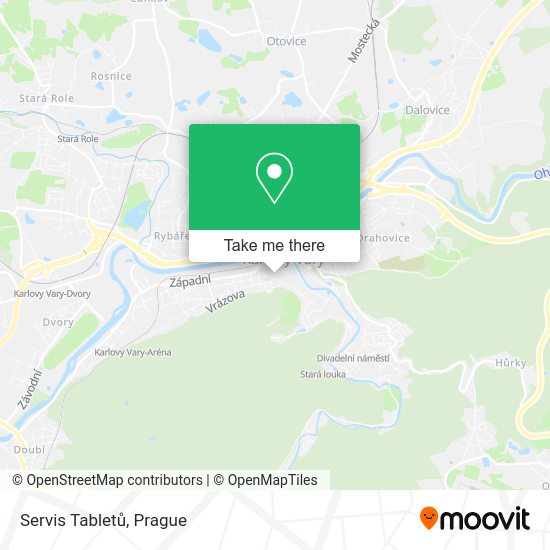 Карта Servis Tabletů