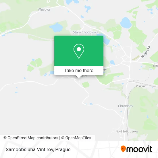 Карта Samoobsluha Vintirov