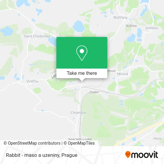 Rabbit - maso a uzeniny map