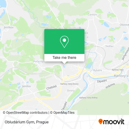 Карта Obludárium Gym