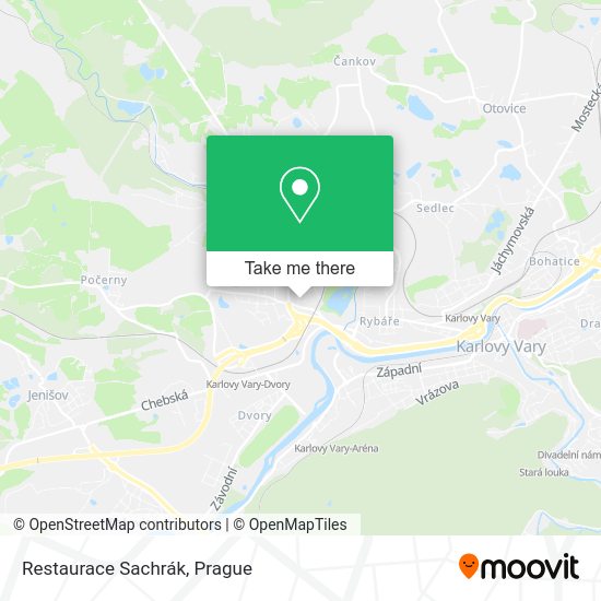 Карта Restaurace Sachrák
