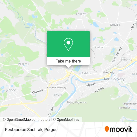 Карта Restaurace Sachrák