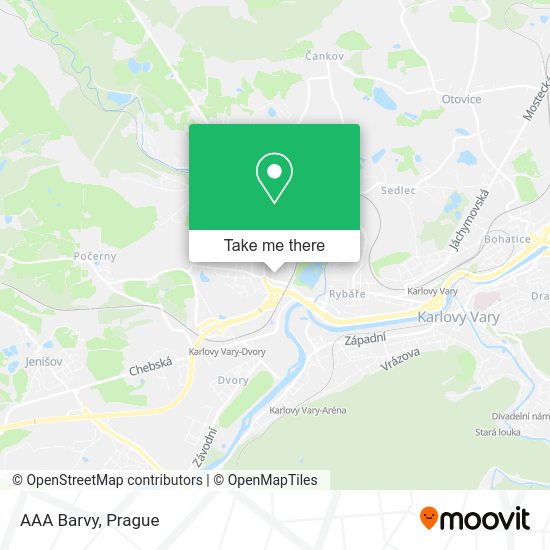 Карта AAA Barvy