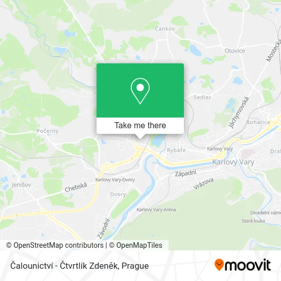 Čalounictví - Čtvrtlík Zdeněk map