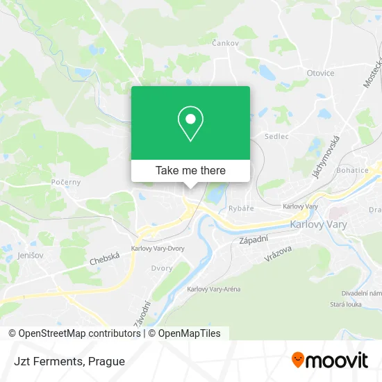 Карта Jzt Ferments