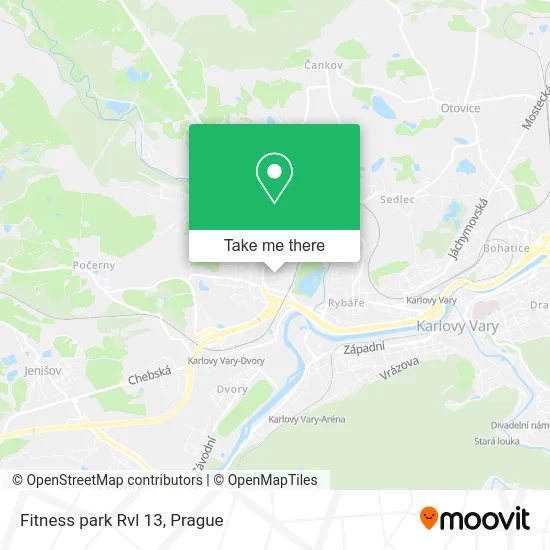 Fitness park Rvl 13 map