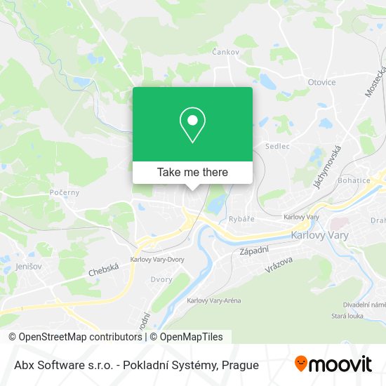 Карта Abx Software s.r.o. - Pokladní Systémy