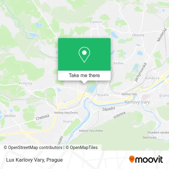 Карта Lux Karlovy Vary