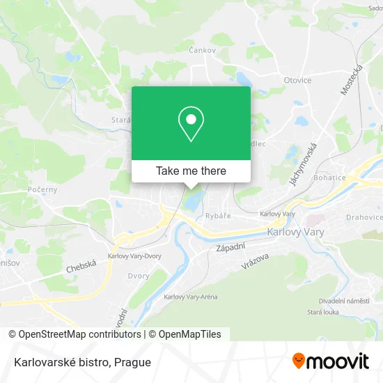 Карта Karlovarské bistro