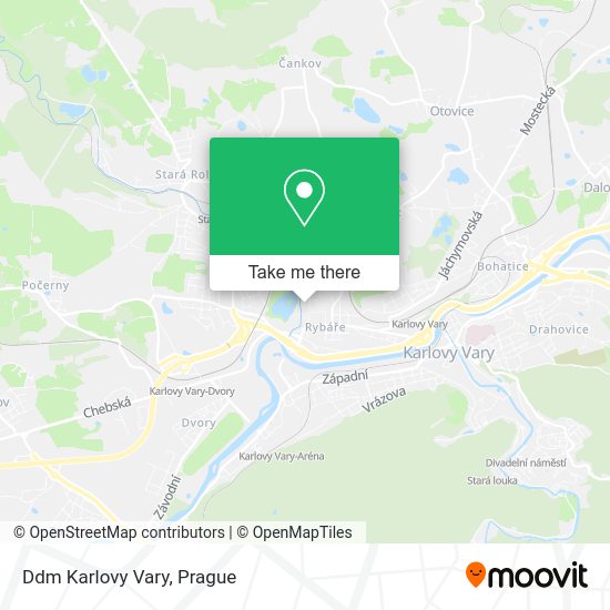 Карта Ddm Karlovy Vary