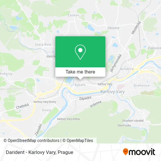 Карта Darident - Karlovy Vary