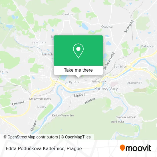 Карта Edita Podušková Kadeřnice