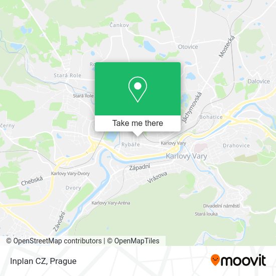 Карта Inplan CZ