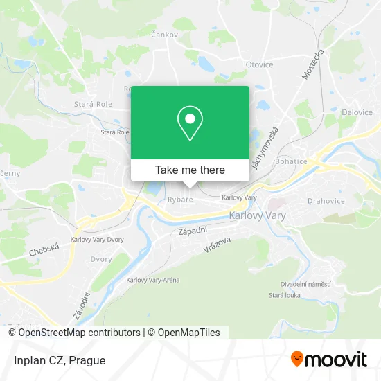 Карта Inplan CZ