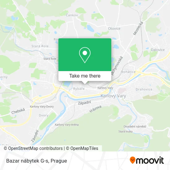 Карта Bazar nábytek G-s
