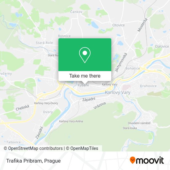 Карта Trafika Pribram