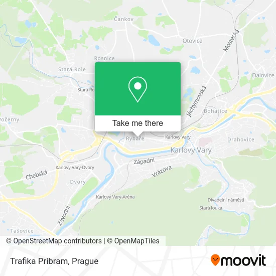 Карта Trafika Pribram