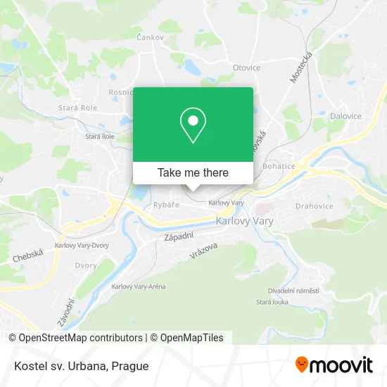 Карта Kostel sv. Urbana