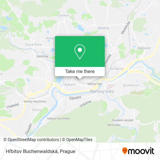 Карта Hřbitov Buchenwaldská