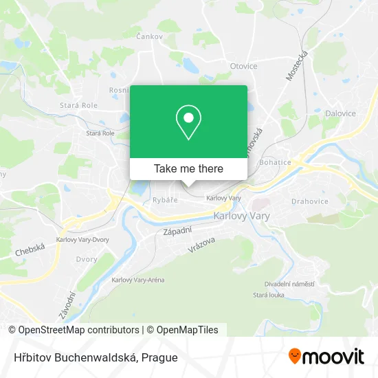 Карта Hřbitov Buchenwaldská