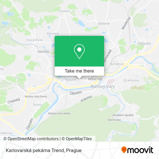 Карта Karlovarská pekárna Trend